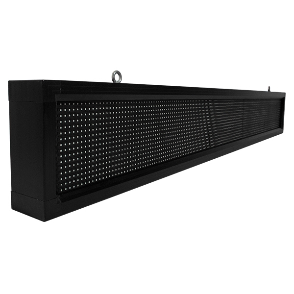 LEDTM® DISPLAY 90260 Κυλιόμενη Ψηφιακή Επιγραφή P10 Μονής Όψης LED AC 220-240V Αδιάβροχο IP54 Ψυχρό Λευκό 6000K - WiFi Control μέσω FK APP - Αισθητήρας Θερμοκρασίας & Υγρασίας - Μ168 x Π9 x Υ24cm - 2 Χρόνια Εγγύηση - Image 2