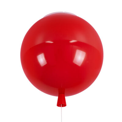Alternative view of LEDTM® BALLOON 00652 Παιδικό Φωτιστικό Οροφής με Ντουί 1 x E27 AC 220-240V IP20 - Κόκκινο - Μ30 x Π30 x Υ33cm
