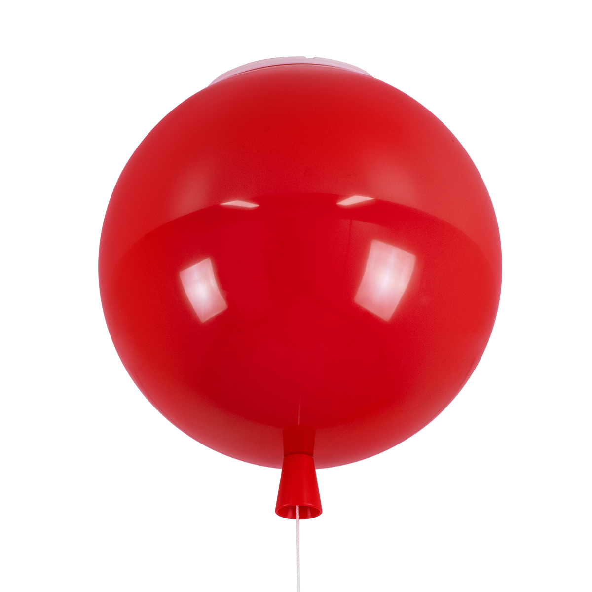 LEDTM® BALLOON 00652 Παιδικό Φωτιστικό Οροφής με Ντουί 1 x E27 AC 220-240V IP20 - Κόκκινο - Μ30 x Π30 x Υ33cm - Image 2