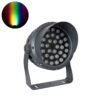LEDTM® FLOODIMO 90745 Προβολέας Σποτ Wall Washer με Αντιθαμβωτική Γρίλια LED 54W 4320lm 10° DC 24V Αδιάβροχο IP67 Πολύχρωμο RGBW Dimmable DMX512 - Bridgelux SMD Chip - Γκρι Ανθρακί - Μ26 x Π28 x Υ35cm - 3 Χρόνια Εγγύηση - Image 2