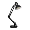 LEDTM® DESK 01538 Μοντέρνο Επιτραπέζιο Φωτιστικό Πορτατίφ με Ντουί 1 x E27 AC 220-240V IP20 - Μαύρο - Μ15 x Π15 x Υ67cm