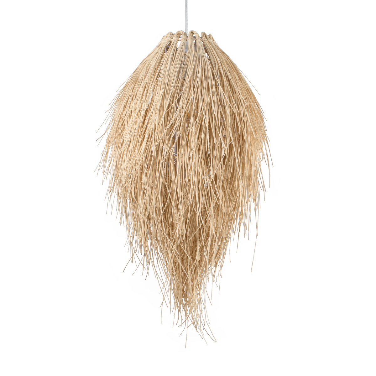 LEDTM® ARCHIPELAGO 01747 Boho Κρεμαστό Φωτιστικό Οροφής με Ντουί 1 x E27 AC 220-240V IP20 - Μπεζ - Μ30 x Π30 x Υ63cm - Image 2