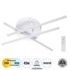 LEDTM® DRACO 61094 Μοντέρνο Φωτιστικό Οροφής LED 45W 5535lm 120° AC 220-240V IP20 Ρυθμιζόμενο Λευκό CCT με Χειριστήριο από 2700K έως 6000K Dimmable - Lumileds SMD Chip - Λευκό Ματ - Μ50 x Π50 x Υ11cm - 3 Χρόνια Εγγύηση - Image 2
