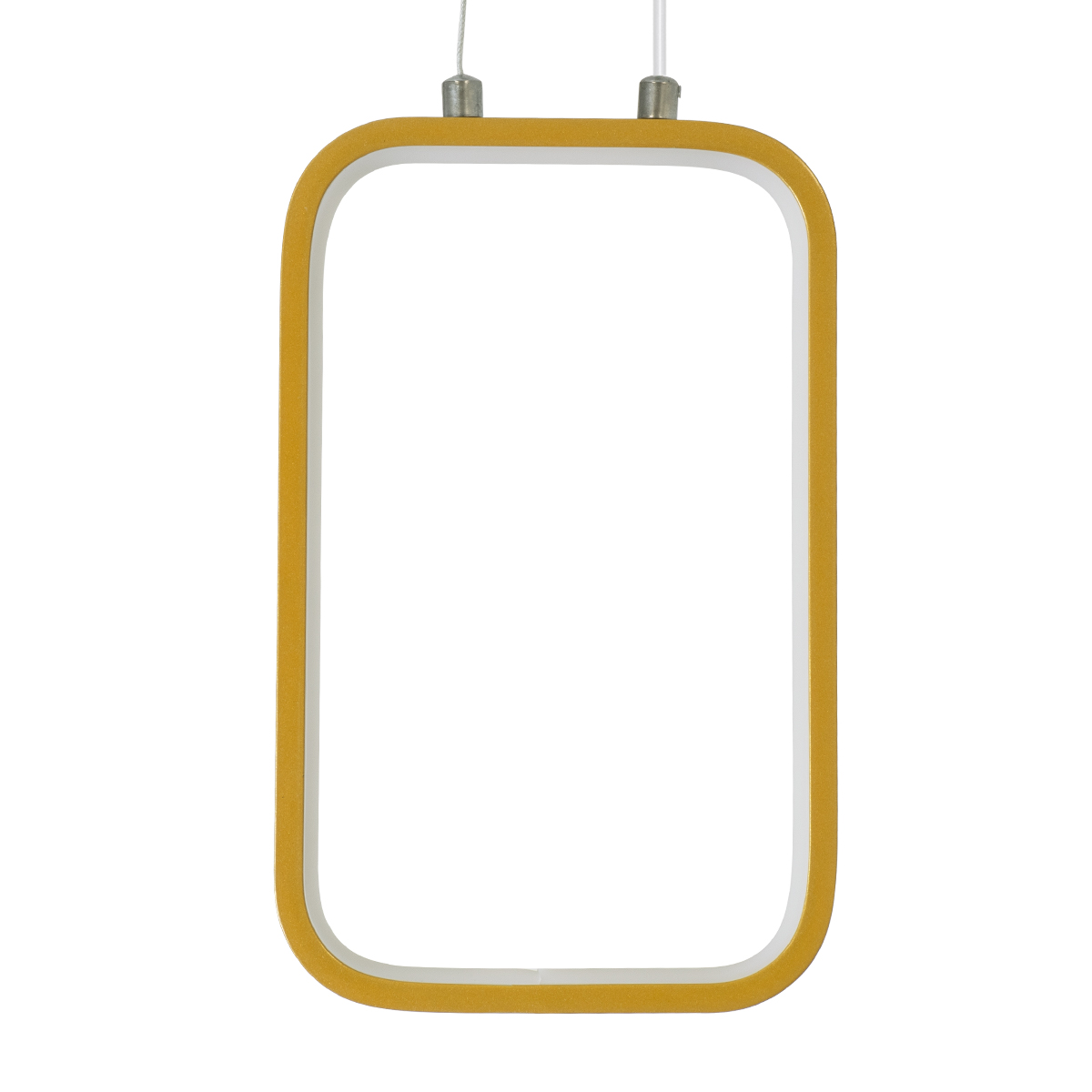 LEDTM® DEROBA 61301 Μοντέρνο Κρεμαστό Φωτιστικό Οροφής LED 12W 1320lm 360° AC 220-240V IP20 Ρυθμιζόμενο Λευκό CCT με On/Off 2700K/4500K/6000K - Lumileds SMD Chip - Χρυσό Βούρτσας - Μ16 x Π1.6 x Υ25.5cm - 3 Χρόνια Εγγύηση - Image 6