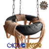 LEDTM® RUNNER 01115 Vintage Κρεμαστό Φωτιστικό Οροφής με Ντουί 6 x E27 AC 220-240V IP20 - Μαύρο & Μπεζ - Μ45 x Π45 x Υ60cm - Image 3