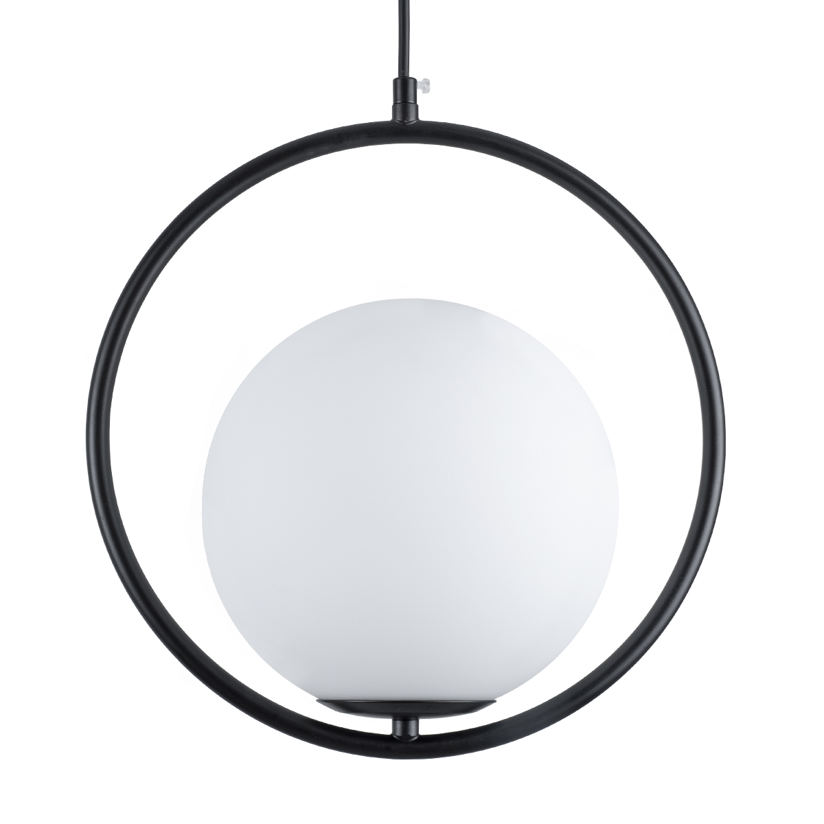 LEDTM® MADRID 00931 Μοντέρνο Κρεμαστό Φωτιστικό Οροφής με Ντουί 1 x E27 AC 220-240V IP20 - Μαύρο & Λευκό - Μ30 x Π20 x Υ30cm - Image 2