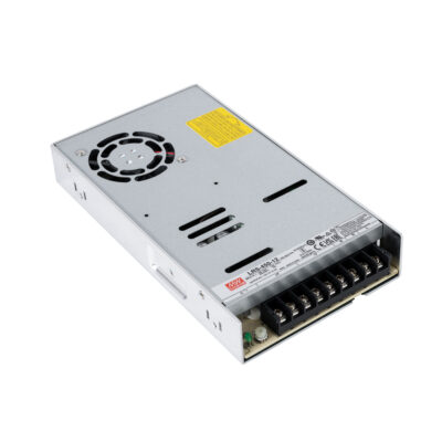 Alternative view of LEDTM® MEANWELL-LRS450-12 90786 Τροφοδοτικό/Μετασχηματιστής Class I PELV 450W 37.5A AC 220-240V σε DC 12V IP20 - Ρυθμιζόμενo από DC 10.2V έως DC 13.8V - Ασημί - Μ22.5 x Π12.4 x Υ3.5cm - 3 Χρόνια Εγγύηση
