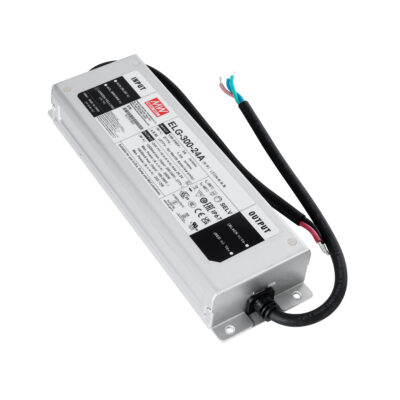 Alternative view of LEDTM® MEANWELL-ELG300-24A 90790 Τροφοδοτικό/Μετασχηματιστής Class I SELV 300W 12.5A AC 220-240V σε DC 24V Αδιάβροχο IP67 - Ρυθμιζόμενo από DC 22.4V έως DC 25.6V - Ασημί - Μ24.6 x Π7.7 x Υ3.9cm - 3 Χρόνια Εγγύηση