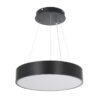 LEDTM® BURTON 61200-S Μοντέρνο Φωτιστικό Οροφής LED 67W 7370lm 120° AC 220-240V IP20 Ρυθμιζόμενο Λευκό CCT με Χειριστήριο από 2700K έως 6000K Dimmable - Lumileds SMD Chip - Μαύρο Ματ - Μ40 x Π40 x Υ8cm - 3 Χρόνια Εγγύηση - Image 8