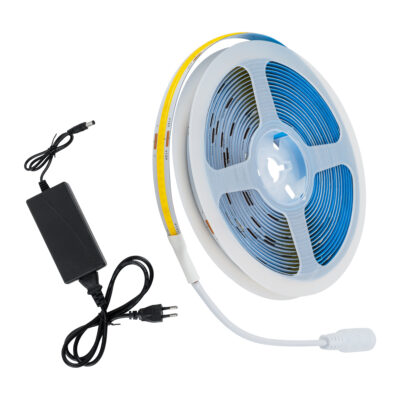 Alternative view of LEDTM® COBWAVE 70415 Σετ Ταινίας με Τροφοδοτικό LED 48W 4320lm 120° AC 220-240V IP20 1540 x COB Chip Θερμό Λευκό 2700K - Sanan COB Chip - Μ500 x Π1 x Υ0.2cm - Ρολό 5 Μέτρων - 2 Χρόνια Εγγύηση