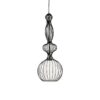 LEDTM® LILY 01560 Vintage Κρεμαστό Φωτιστικό Οροφής με Ντουί 1 x E27 AC 220-240V IP20 - Μαύρο & Λευκό - Μ23,5 x Π23,5 x Υ67cm - Image 2