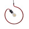 LEDTM® LIBBY 01095-1 Παιδικό Κρεμαστό Φωτιστικό Οροφής με Ντουί 1 x E27 AC 220-240V IP20 - Κόκκινο - Μ28 x Π28 x Υ16cm - Image 2