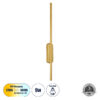 LEDTM® HARLEM 61332 Μοντέρνο Φωτιστικό Τοίχου - Απλίκα LED 9W 1080lm 120° AC 220-240V IP20 Ρυθμιζόμενο Λευκό CCT με On/Off 2700K/4500K/6000K - Lumileds SMD Chip - Χρυσό Βούρτσας - Μ5 x Π4 x Υ60cm - 3 Χρόνια Εγγύηση - Image 2