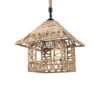 LEDTM® SPIKY 01613 Boho Κρεμαστό Φωτιστικό Οροφής με Ντουί 1 x E27 AC 220-240V IP20 - Μπεζ - Μ43 x Π43 x Y28cm - Image 2