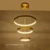 kelvo® NEMESIS KLV-101-0219-V2 Κρεμαστό Φωτιστικό Οροφής LED 100W 10000lm 180° AC 220-240V IP20 Ρυθμιζόμενο Λευκό CCT με Χειριστήριο από 2700K έως 6000K Dimmable - Lumileds SMD Chip - Χρυσό Πλατίνα - Μ60 x Π60 x Υ60cm - 3 Χρόνια Εγγύηση - Image 14