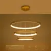 kelvo® NEMESIS KLV-101-0222-V2 Κρεμαστό Φωτιστικό Οροφής LED 120W 12000lm 180° AC 220-240V IP20 Ρυθμιζόμενο Λευκό CCT με Χειριστήριο από 2700K έως 6000K Dimmable - Lumileds SMD Chip - Χρυσό Πλατίνα - Μ80 x Π80 x Υ80cm - 3 Χρόνια Εγγύηση - Image 14