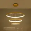 kelvo® NEMESIS KLV-101-0222-V2 Κρεμαστό Φωτιστικό Οροφής LED 120W 12000lm 180° AC 220-240V IP20 Ρυθμιζόμενο Λευκό CCT με Χειριστήριο από 2700K έως 6000K Dimmable - Lumileds SMD Chip - Χρυσό Πλατίνα - Μ80 x Π80 x Υ80cm - 3 Χρόνια Εγγύηση - Image 15