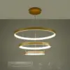 kelvo® NEMESIS KLV-101-0222-V2 Κρεμαστό Φωτιστικό Οροφής LED 120W 12000lm 180° AC 220-240V IP20 Ρυθμιζόμενο Λευκό CCT με Χειριστήριο από 2700K έως 6000K Dimmable - Lumileds SMD Chip - Χρυσό Πλατίνα - Μ80 x Π80 x Υ80cm - 3 Χρόνια Εγγύηση - Image 16