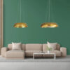 LEDTM® ANATOLIA 61268 Μοντέρνο Κρεμαστό Φωτιστικό Οροφής LED 60W 6900lm 120° AC 220-240V IP20 Ρυθμιζόμενο Λευκό CCT με Χειριστήριο από 2700K έως 6000K Dimmable - Lumileds SMD Chip - Χρυσό - Μ43 x Π43 x Υ11cm - 3 Χρόνια Εγγύηση - Image 12