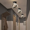 LEDTM® AMELIA 61052 Μοντέρνο Φωτιστικό Οροφής LED 20W 2400lm 300° AC 220-240V IP20 Ρυθμιζόμενο Λευκό CCT με On/Off 2700K/4500K/6000K - Lumileds SMD Chip - Μαύρο Ματ - Μ24.5 x Π16 x Υ25cm - 3 Χρόνια Εγγύηση - Image 9