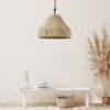 LEDTM® DOGMA 01609 Boho Κρεμαστό Φωτιστικό Οροφής με Ντουί 1 x E27 AC 220-240V IP20 - Μπεζ - Μ38 x Π38 x Υ28cm - Image 13