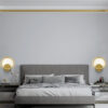 LEDTM® TED 61072 Μοντέρνο Φωτιστικό Τοίχου - Απλίκα LED 9W 1080lm 300° AC 220-240V IP20 Ρυθμιζόμενο Λευκό CCT με On/Off 2700K/4500K/6000K - Lumileds SMD Chip - Χρυσό Βούρτσας - Μ20 x Π5.5 x Υ23cm - 3 Χρόνια Εγγύηση - Image 10
