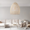 LEDTM® MALIBU 01811 Boho Κρεμαστό Φωτιστικό Οροφής με Ντουί 1 x E27 AC 220-240V IP20 - Μπεζ - Μ76 x Π76 x Υ100cm - Image 11