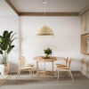 LEDTM® JAKARTA 00712 Boho Κρεμαστό Φωτιστικό Οροφής με Ντουί 1 x E27 AC 220-240V IP20 - Μπεζ - Μ50 x Π50 x Υ36cm - Image 10