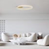 LEDTM® CINDERELLA 60982 Μοντέρνο Φωτιστικό Οροφής LED 30W 3360lm 360° AC 220-240V IP20 Ρυθμιζόμενο Λευκό CCT με Χειριστήριο από 2700K έως 6000K Dimmable - Lumileds SMD Chip - Χρυσό Βούρτσας - Μ50 x Π50 x Υ5cm - 3 Χρόνια Εγγύηση - Image 11