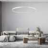 LEDTM® DIAMOND 61518 Μοντέρνο Κρεμαστό Φωτιστικό Οροφής LED 75W 8400lm 360° AC 220-240V IP20 Ρυθμιζόμενο Λευκό CCT με Χειριστήριο από 2700K έως 6000K Dimmable - Lumileds SMD Chip - Λευκό Ματ - Μ100 x Π100 x Υ90cm - 3 Χρόνια Εγγύηση - Image 12