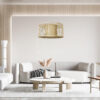 LEDTM® HIBISCUS 01936 Boho Κρεμαστό Φωτιστικό Οροφής με Ντουί 1 x E27 AC 220-240V IP20 - Μπεζ - Μ80 x Π80 x Υ38cm - Image 12