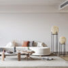 LEDTM® NERINA 02015 Boho Επιδαπέδιο Φωτιστικό με Ντουί 1 x E27 AC 220-240V IP20 - Μαύρο & Μπεζ - Μ40 x Π40 x Υ115cm - Image 10