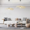 LEDTM® MELEMELE 01841 Boho Κρεμαστό Φωτιστικό Οροφής με Ντουί 1 x E27 AC 220-240V IP20 - Μπεζ - Μ75 x Π75 x Υ10cm - Image 11
