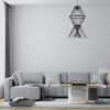 LEDTM® YOSHI 01929 Boho Κρεμαστό Φωτιστικό Οροφής με Ντουί 1 x E27 AC 220-240V IP20 - Μαύρο - Μ35 x Π35 x Υ60cm - Image 12
