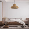 LEDTM® MALABO 02328 Boho Κρεμαστό Φωτιστικό Οροφής με Ντουί 1 x E27 AC 220-240V IP20 - Καφέ - Μ60 x Π60 x Υ31cm - Image 12