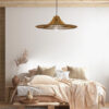 LEDTM® PALERMO 02310 Boho Κρεμαστό Φωτιστικό Οροφής με Ντουί 1 x E27 AC 220-240V IP20 - Καφέ - Μ60 x Π60 x Υ18cm - Image 11