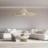 LEDTM® PALERMO 02209 Boho Κρεμαστό Φωτιστικό Οροφής με Ντουί 1 x E27 AC 220-240V IP20 - Μπεζ - Μ100 x Π100 x Υ30cm - Image 11