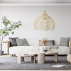 LEDTM® ADEJE 02210 Boho Κρεμαστό Φωτιστικό Οροφής με Ντουί 1 x E27 AC 220-240V IP20 - Μπεζ - Μ60 x Π60 x Υ60cm - Image 12