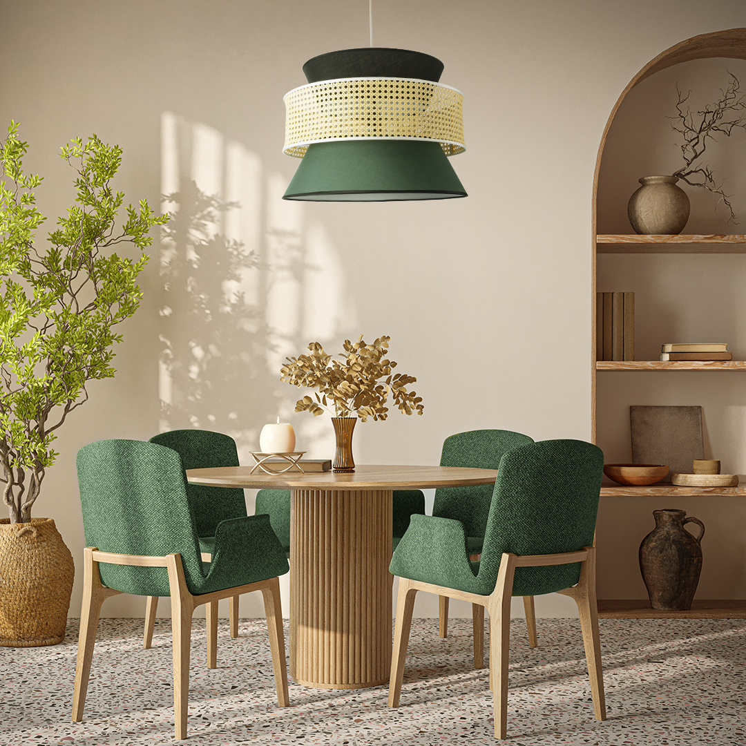 LEDTM® SAIGE 01916 Boho Κρεμαστό Φωτιστικό Οροφής με Ντουί 1 x E27 AC 220-240V IP20 - Πολύχρωμο - Μ50 x Π50 x Υ36cm - Image 11