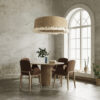 LEDTM® PUERTORICO 02095 Boho Κρεμαστό Φωτιστικό Οροφής με Ντουί 3 x E27 AC 220-240V IP20 - Μπεζ - Μ80 x Π80 x Υ27cm - Image 11