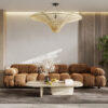 LEDTM® PALERMO 02153 Boho Φωτιστικό Οροφής με Ντουί 1 x E27 AC 220-240V IP20 - Μπεζ - Μ100 x Π100 x Υ55cm - Image 10