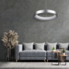 LEDTM® SALEM 61246 Μοντέρνο Κρεμαστό Φωτιστικό Οροφής LED 105W 12075lm 120° AC 220-240V IP20 Ρυθμιζόμενο Λευκό CCT με Χειριστήριο από 2700K έως 6000K Dimmable - Lumileds SMD Chip - Γκρι - Μ60 x Π60 x Υ6cm - 3 Χρόνια Εγγύηση - Image 11