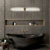 LEDTM® DIADEM 61334 Μοντέρνο Φωτιστικό Τοίχου - Απλίκα LED 18W 2160lm 120° AC 220-240V IP20 Ρυθμιζόμενο Λευκό CCT με On/Off 2700K/4500K/6000K - Lumileds SMD Chip - Χρυσό Βούρτσας - Μ10 x Π4 x Υ120cm - 3 Χρόνια Εγγύηση - Image 12