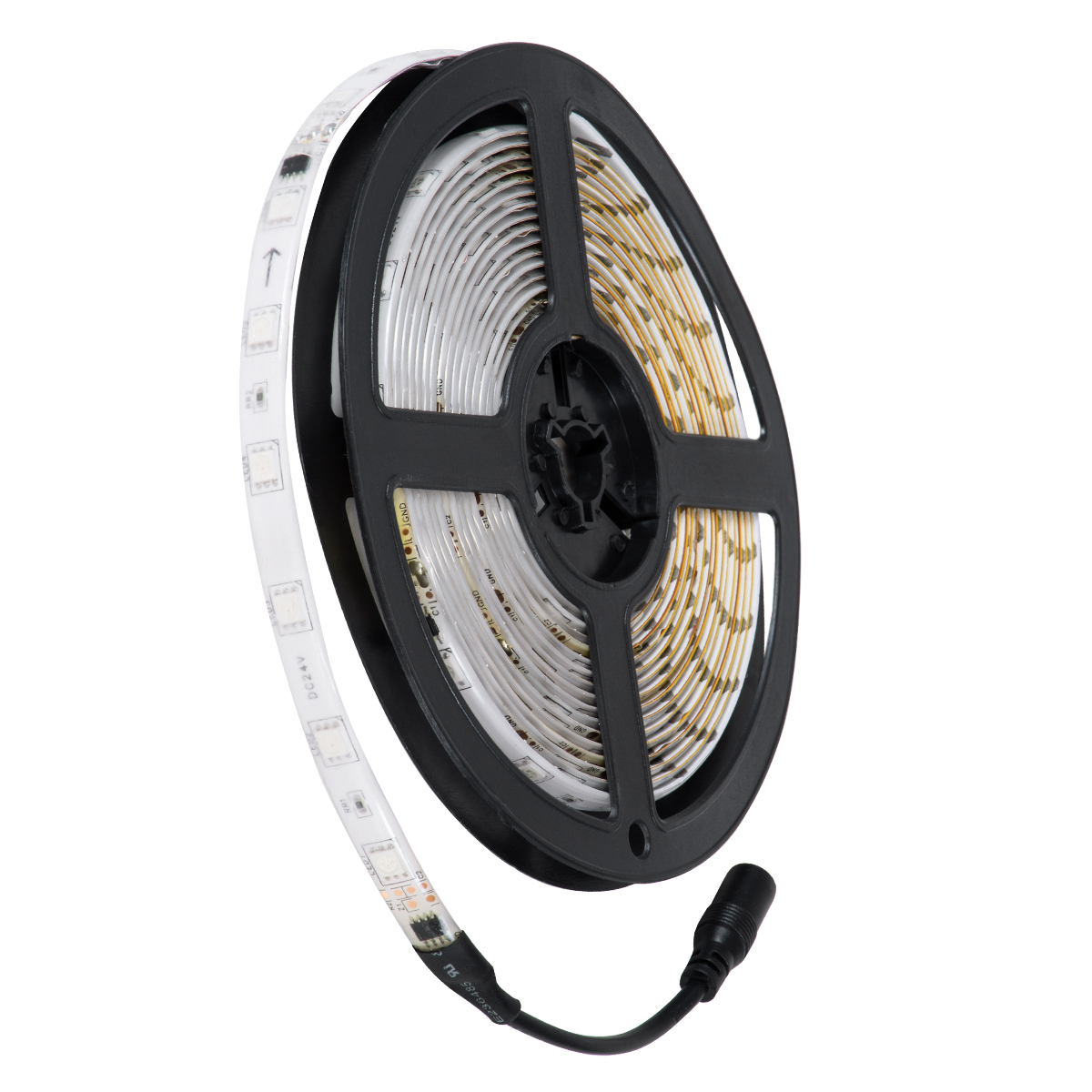 LEDTM® S-120001 Σετ Ταινία LED Digital Magic Strip IC3 5m 36W/5m 12V 30LED/m 5050 SMD 600lm/m 120° Αδιάβροχη IP65 με Ενσωματωμένα Προγράμματα Λειτουργίας και Τροφοδοτικό Κόκκινο - Image 3