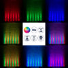 LEDTM® WASHER-DAIA S-90995 Μπάρα Φωτισμού Wall Washer LED 54W 5400lm 30° AC 230V Αδιάβροχο IP65 Μ100 x Π7.5 x Υ7cm Πολύχρωμο RGB DMX512 Display on Body - Ασημί - Image 12