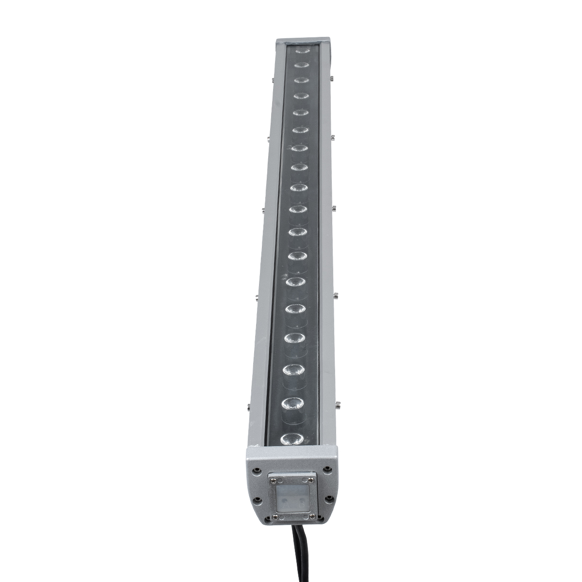 LEDTM® WASHER-DAIA S-90995 Μπάρα Φωτισμού Wall Washer LED 54W 5400lm 30° AC 230V Αδιάβροχο IP65 Μ100 x Π7.5 x Υ7cm Πολύχρωμο RGB DMX512 Display on Body - Ασημί - Image 4