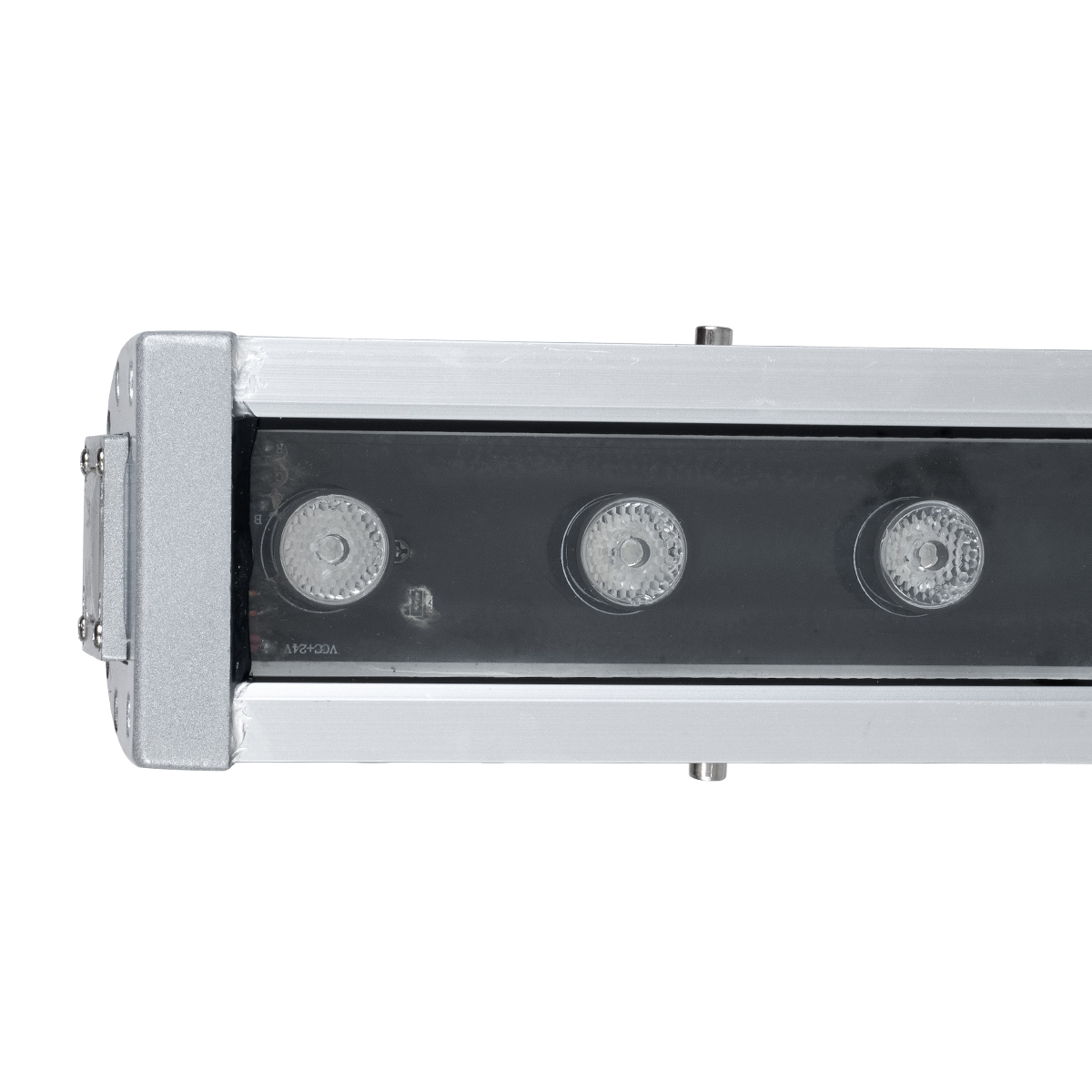 LEDTM® WASHER-DAIA S-90995 Μπάρα Φωτισμού Wall Washer LED 54W 5400lm 30° AC 230V Αδιάβροχο IP65 Μ100 x Π7.5 x Υ7cm Πολύχρωμο RGB DMX512 Display on Body - Ασημί - Image 9