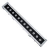 LEDTM® WASHER-DAIA S-90997 Μπάρα Φωτισμού Wall Washer LED 96W 10080lm 30° AC 230V Αδιάβροχο IP65 Μ52 x Π7.5 x Υ7cm Πολύχρωμο 4in1 RGBW DMX512 Display on Body - Ασημί - Image 3