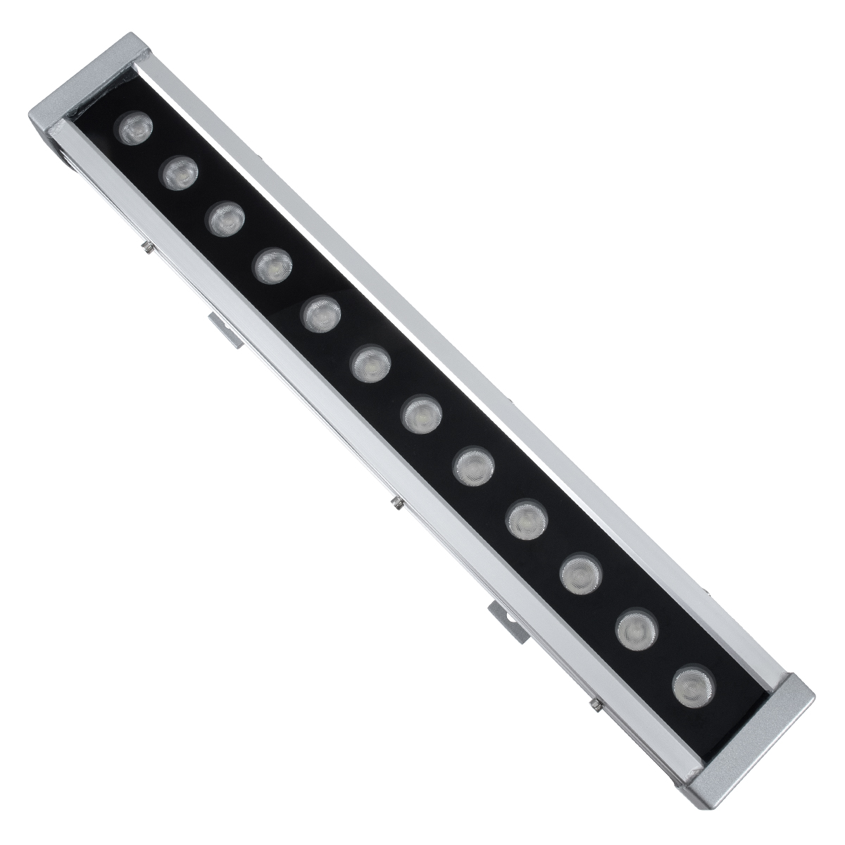 LEDTM® WASHER-DAIA S-90997 Μπάρα Φωτισμού Wall Washer LED 96W 10080lm 30° AC 230V Αδιάβροχο IP65 Μ52 x Π7.5 x Υ7cm Πολύχρωμο 4in1 RGBW DMX512 Display on Body - Ασημί - Image 3