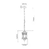 LEDTM® DARCY 00656 Vintage Κρεμαστό Φωτιστικό Οροφής με Ντουί 1 x E27 AC 220-240V IP20 - Μπρούτζινο - Μ15.5 x Π15.5 x Υ32.5cm - Image 5
